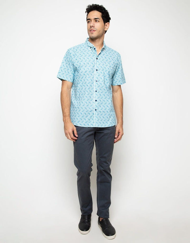 Red Cliff Casual Full Print Shirt