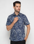 Ricardo Kemeja Lengan Pendek Casual Printing C3H0232060