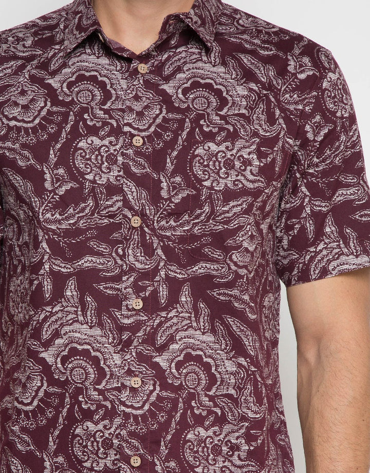 Ricardo Kemeja Lengan Pendek Casual Printing C3H0232060