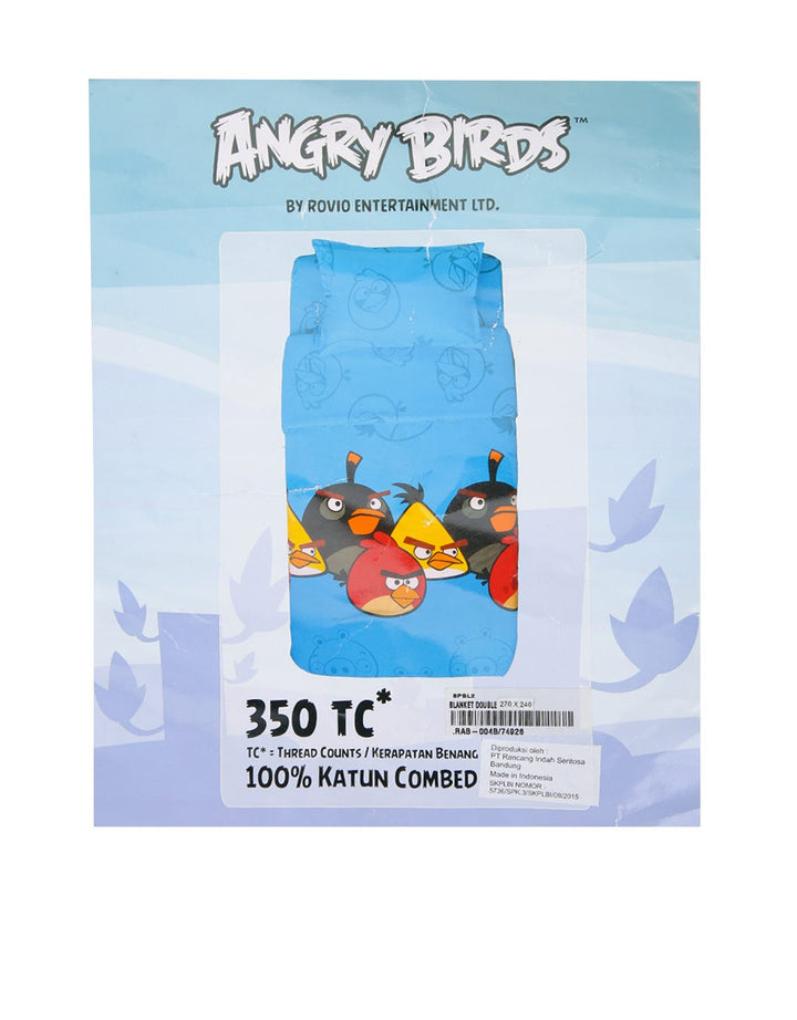 Rise Bed Cover Angry Birds - Double Size 270 x 240 cm