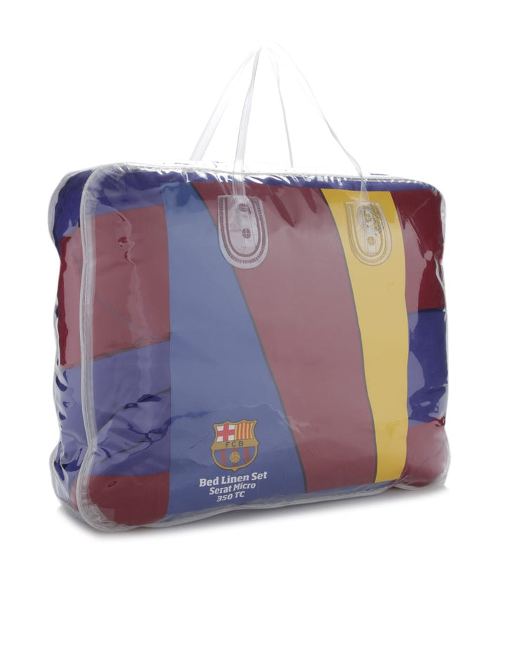 Rise Bed Cover Barca Football - Single Size 160 x 220 cm