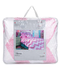 Rise Bed Cover Ziggy Pink Double