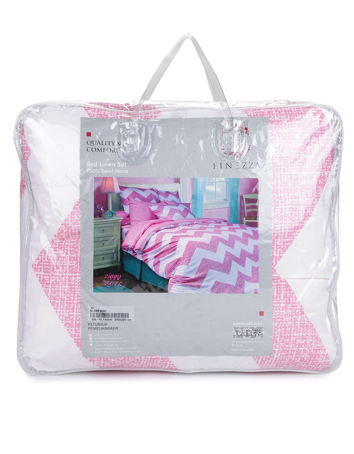 Rise Bed Cover Ziggy Pink Double