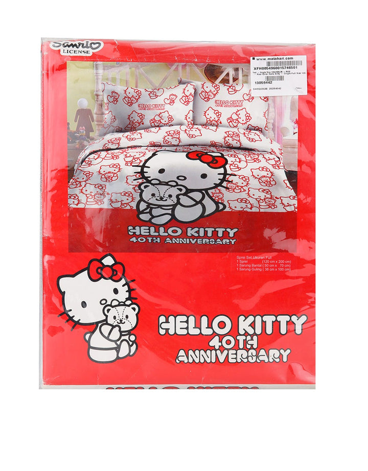 Rise Sprei Hello Kitty 40th Anniversary - Single Full Size 120 x 200 x 35 cm