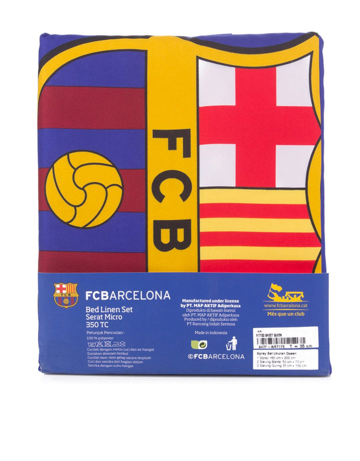 Rise Sprei Set FC Barcelona Queen Size