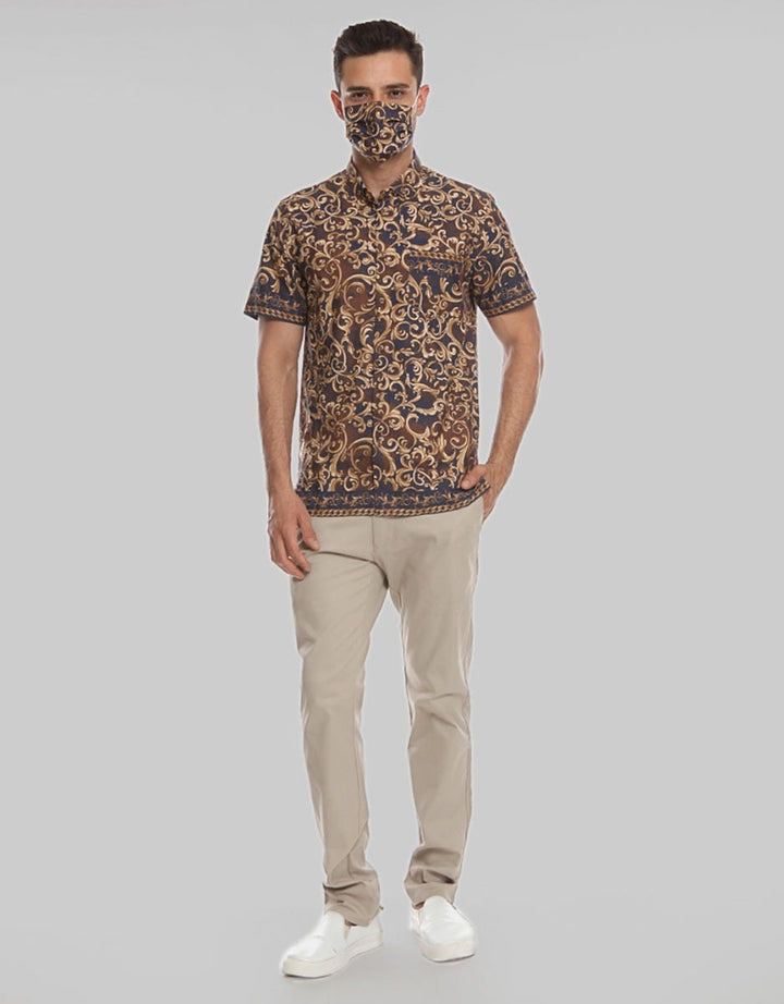 MOC Kemeja Lengan Pendek Slim Fit Rockstar