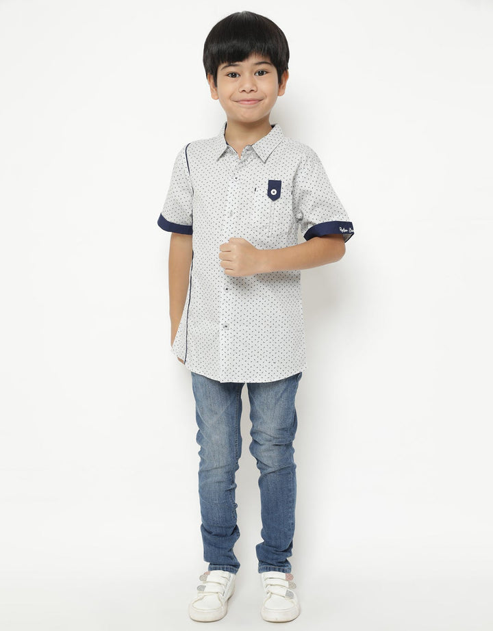 Rodeo Junior Boy Force Army Color Shirt