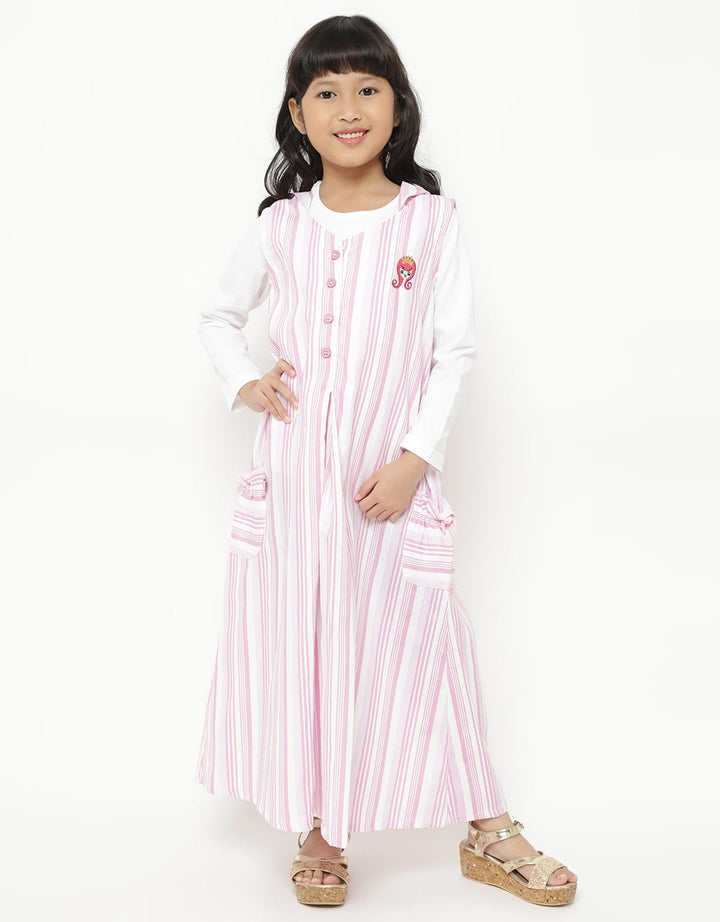 Rodeo Junior Girl Hello Casual Stripes Dress