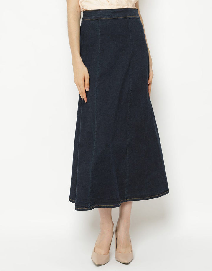 Expand Eloise Long Skirt Denim