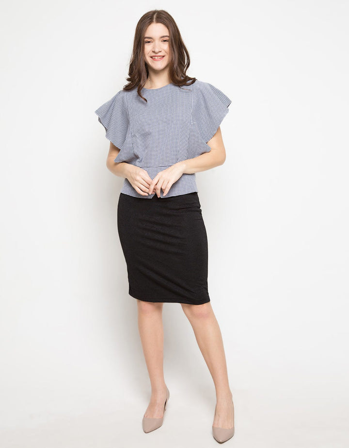 SKIRT KNIT EMBOSED A