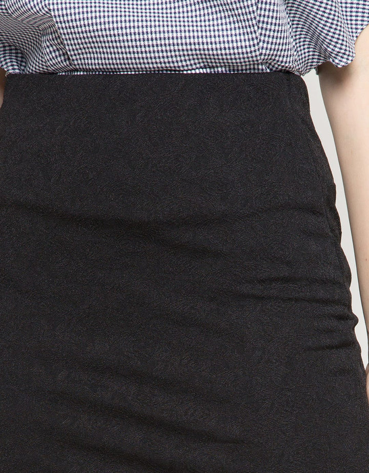 SKIRT KNIT EMBOSED A