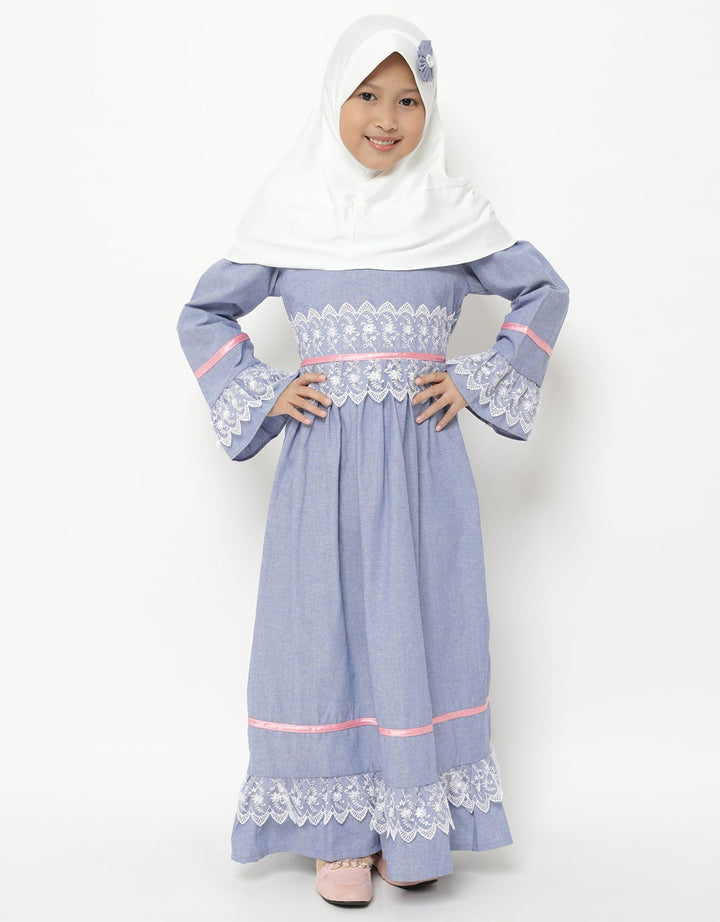 Saffron by Donita Dress Muslim Aksen Renda