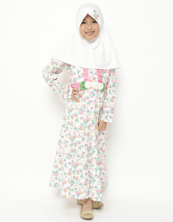 Saffron by Donita Dress Muslim Print Polkadot Floral