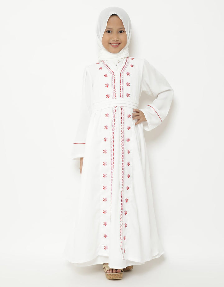 Saffron by Donita Dress Pesta Aksen Bordir