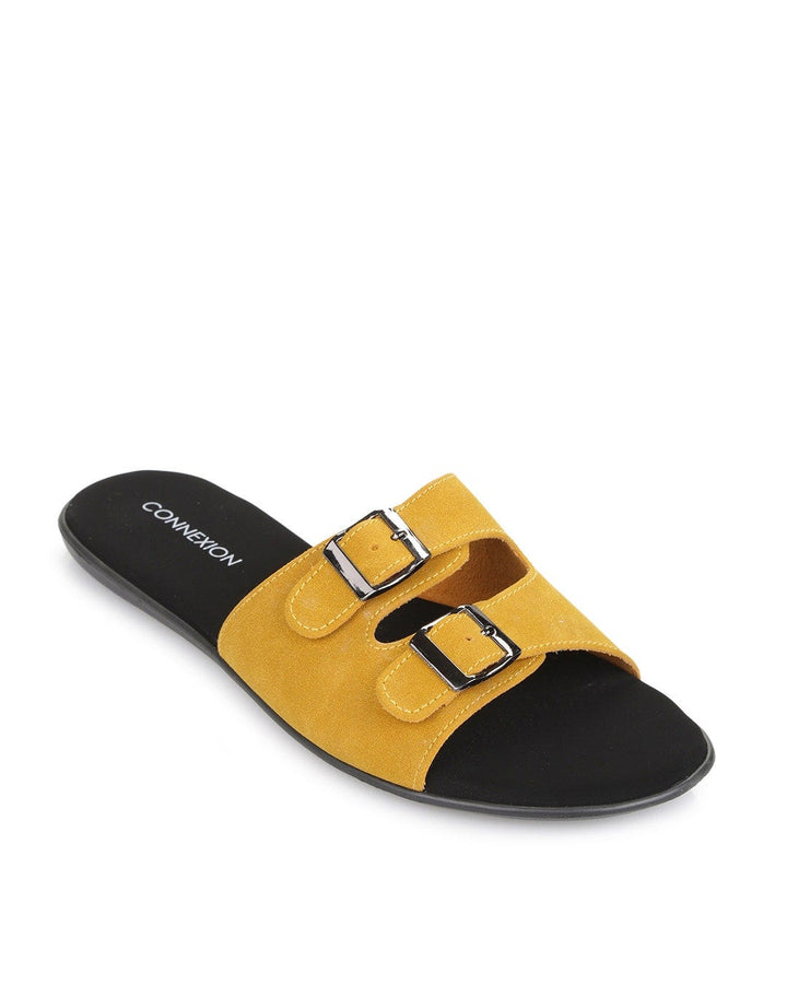 Connexion Slipper Sandal Double Buckle