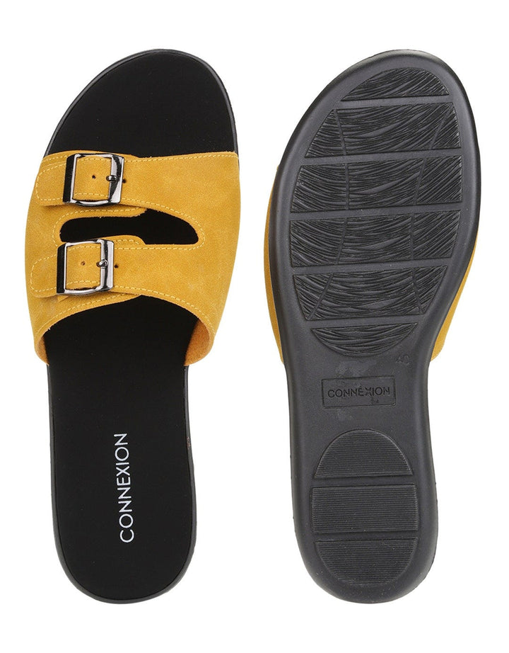 Connexion Slipper Sandal Double Buckle
