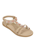 Peter Keiza Sandals Detailed with Beads Strap