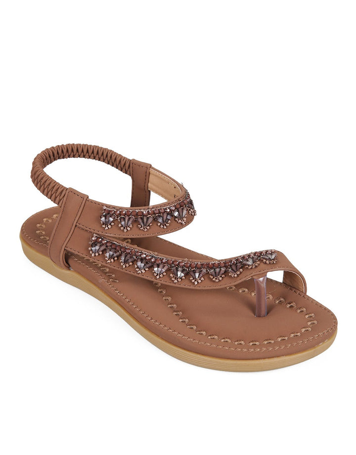 Peter Keiza Sandal Detail Beads Strap
