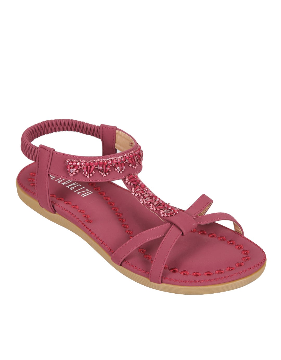 Peter Keiza Sandal Detail Beads Strap