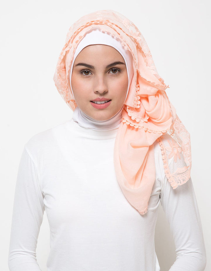 My Hijab Floral Lace Pashmina