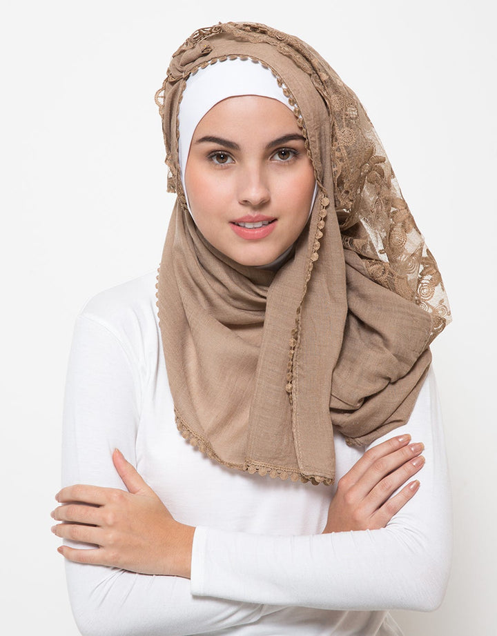 My Hijab Floral Lace Pashmina