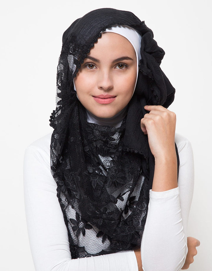 My Hijab Floral Lace Pashmina