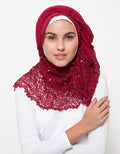 Hijabku Pashmina Detail Renda Pinggir
