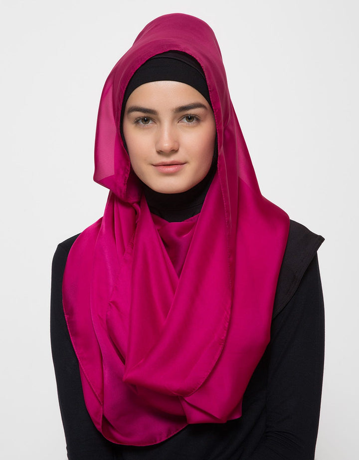 Hijabku Saten Pashmina Polos