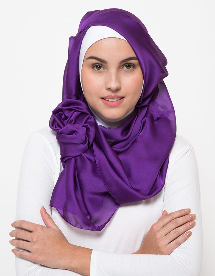 Hijabku Saten Pashmina Polos