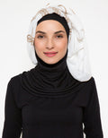 Art Fashion Hijab Pashmina Embroidery Details