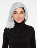 Art Fashion Leaves Pashmina Hijab IL408