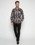 Scotch Kemeja Printing Leaf