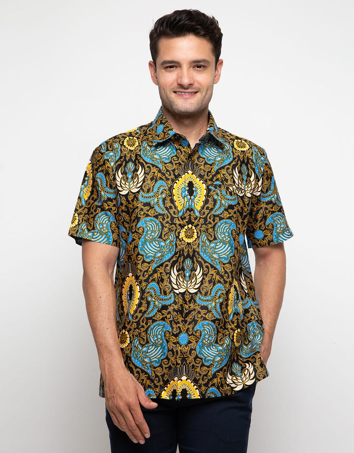 Semata Wayang Kemeja Lengan Pendek Print Batik