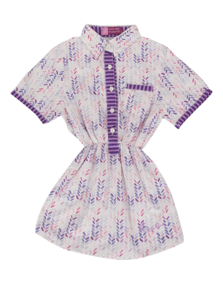 Pingu Club Dress Print Leaf
