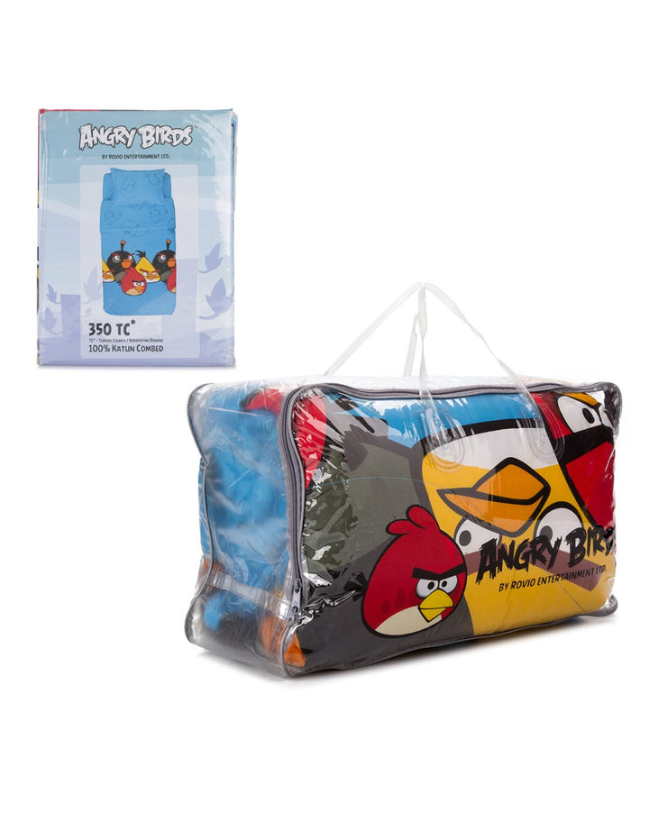 Rise Sprei SET Bed Cover Angry Birds - King Size 180 x 200 x 35 cm