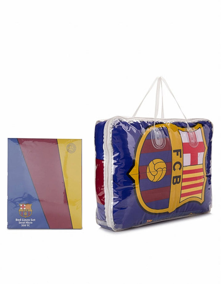 Rise Bed Sheet SET Bed Cover Barcelona Football Queen Size 160 x 200 x 35 cm