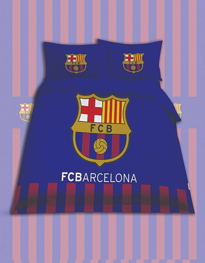 Rise Bed Sheet SET Bed Cover Barcelona Football Queen Size 160 x 200 x 35 cm