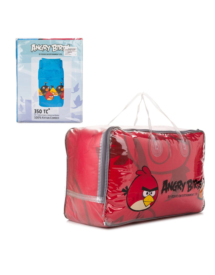 Rise Sprei SET Fitted Sheet Queen Angry Birds - 160 x 200 cm