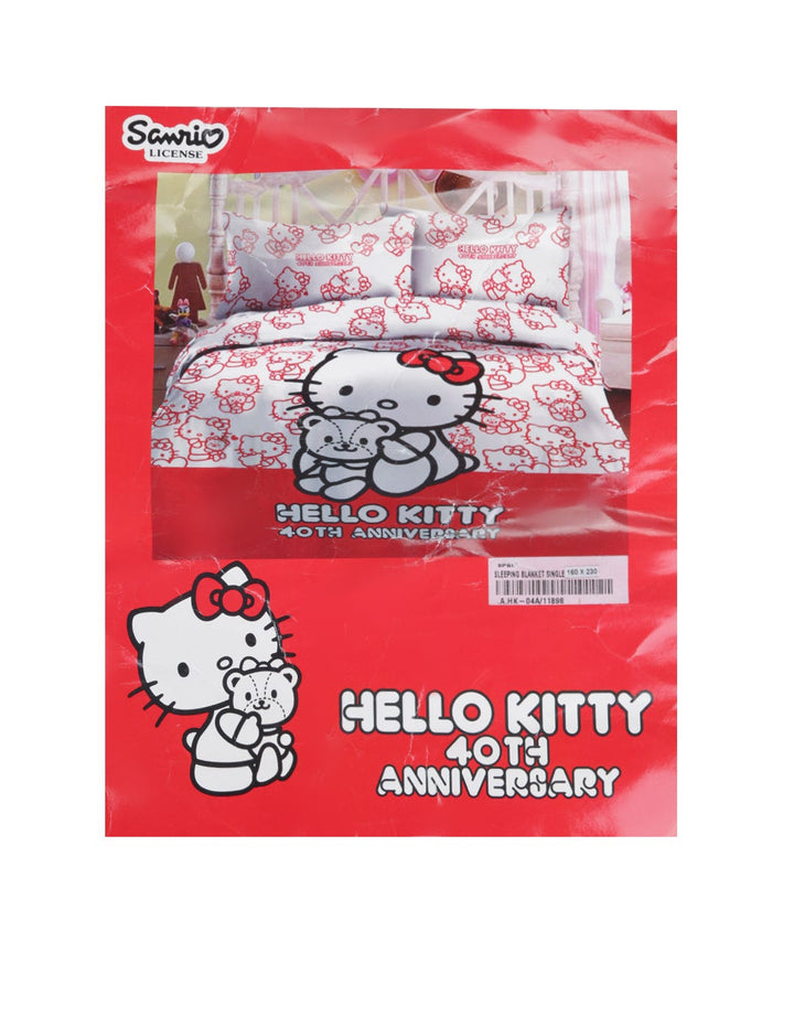 Rise Bed Cover Hello Kitty 40th Anniversary - Single Size 160 x 230 cm