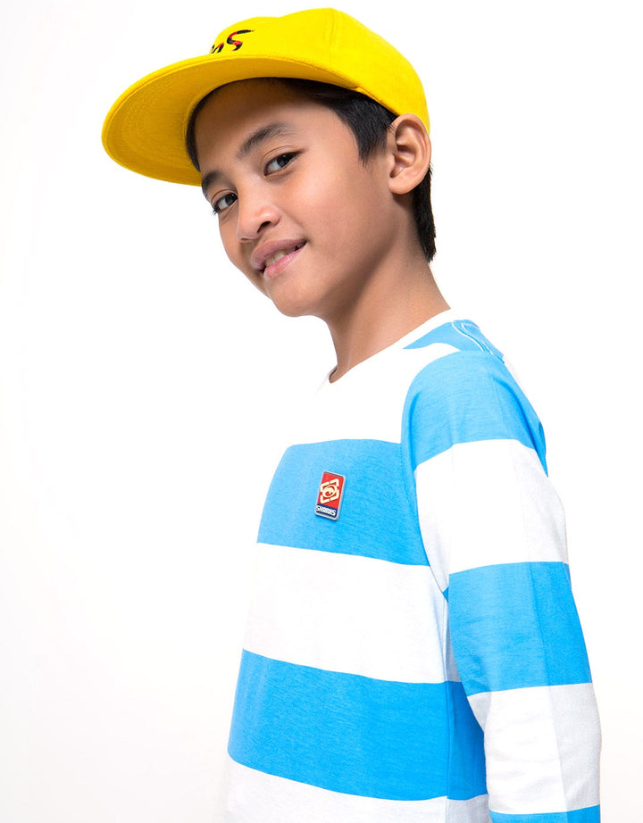 Shark Kids Stripe Tshirt Anak