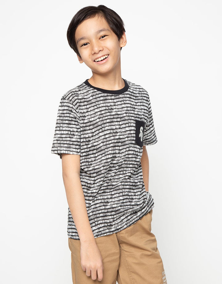 Sharks Kids Pattern Pocket Tshirt SIB143285133
