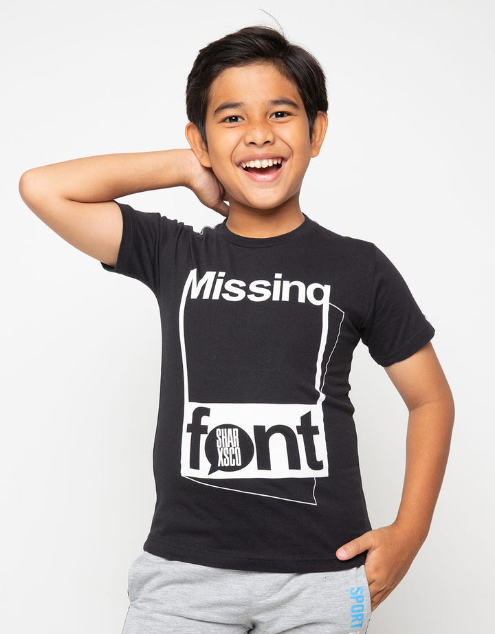 Sharks Kids Typo Series Tshirt