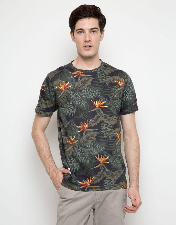 Sharks T-shirt Full Floral Print