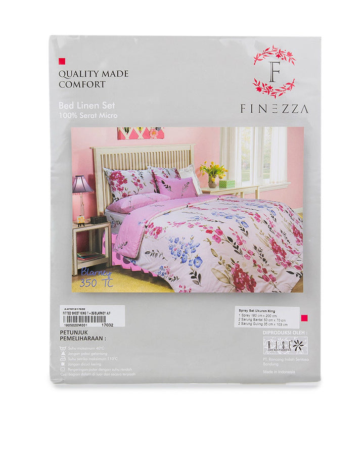 Rise Bundling Rise Sprei Set Bed Cover Motif Blarney Ukuran King