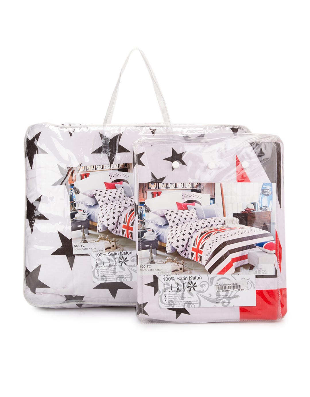 Rise Set Sprei Bed Cover Print Starry Flag