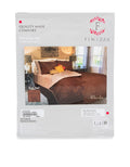 Rise Sprei Embossed Coklat - Full 180 x 200 x 35