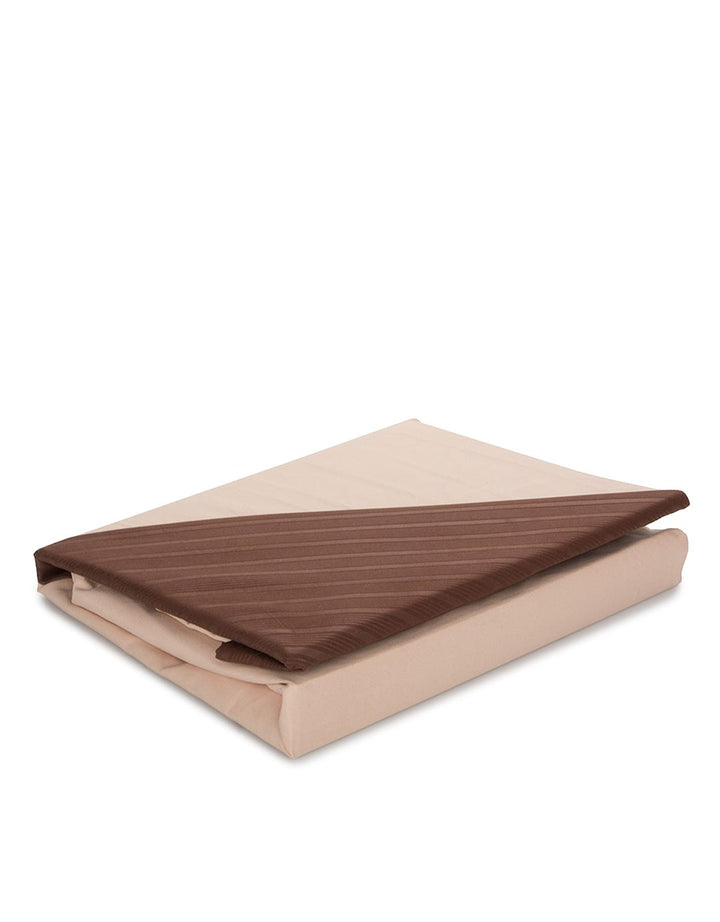 Rise Sprei Embossed Coklat - Single 100 x 200 x 35