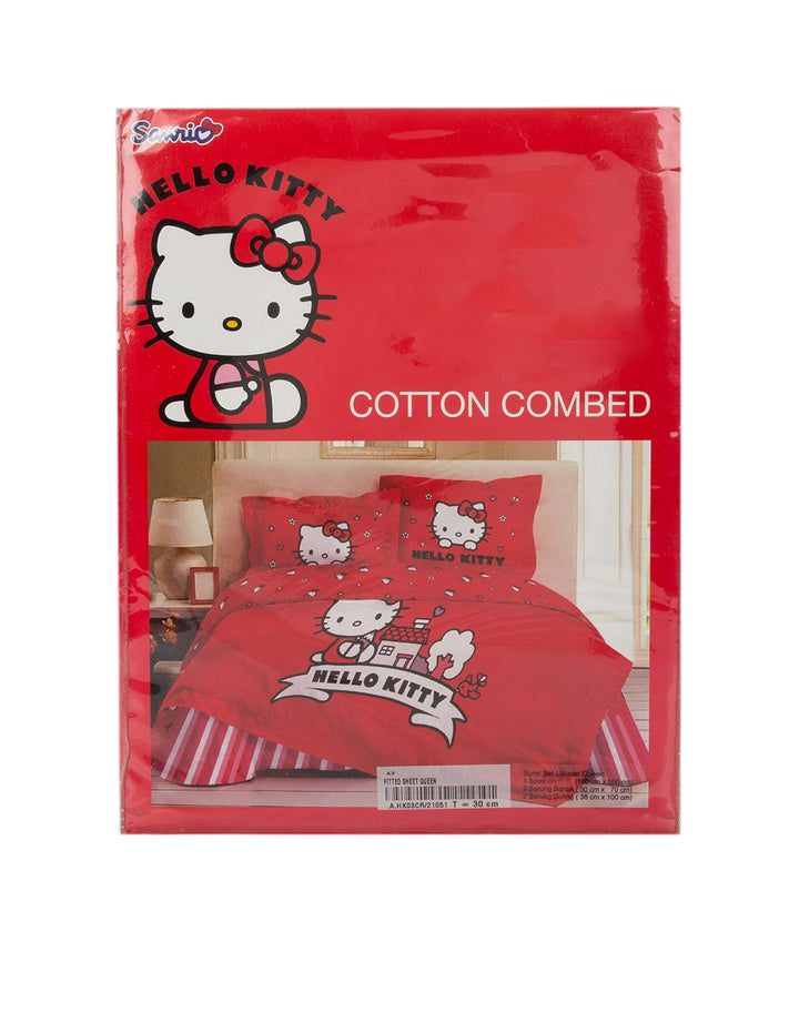 Rise Sprei Hello Kitty Apple Queen Size
