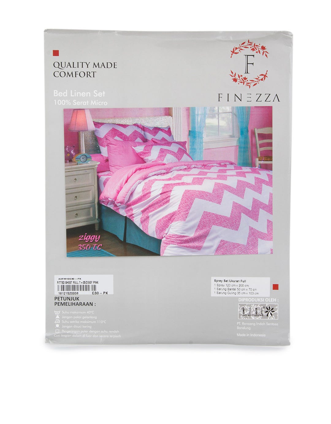 Rise Single Size Ziggy Motif Bed Sheet