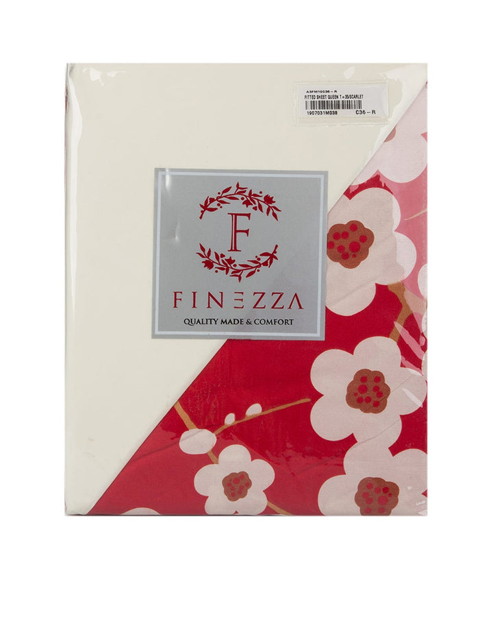 Rise Scarlet Queen Size Bed Sheet